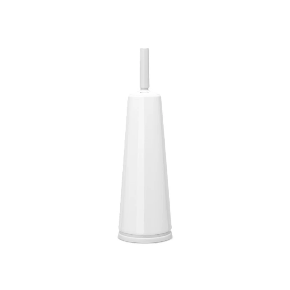 Ершик для унитаза Brabantia ReNew напольный пластик белый (414664)