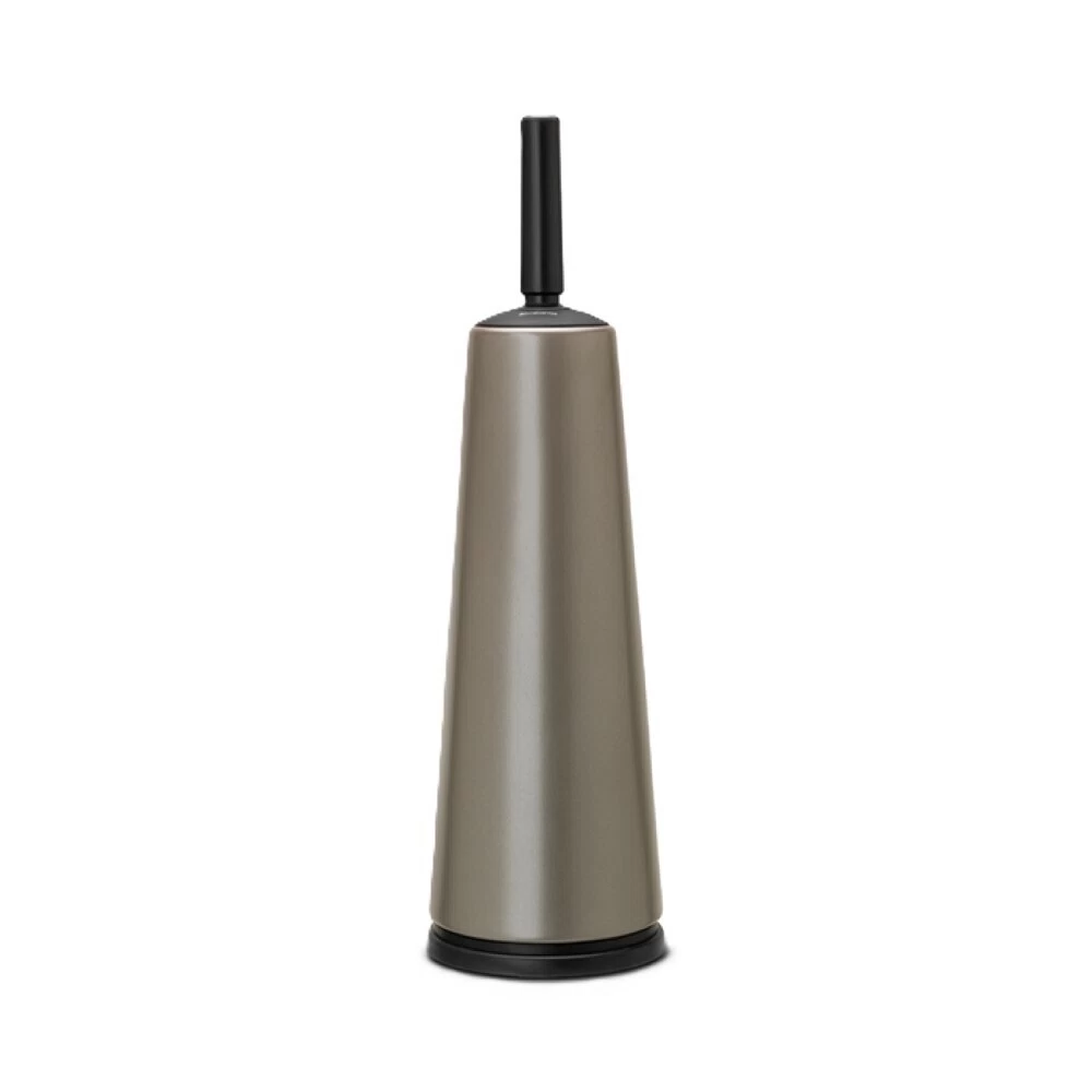 Ершик для унитаза Brabantia ReNew напольный пластик платиновый (477324)