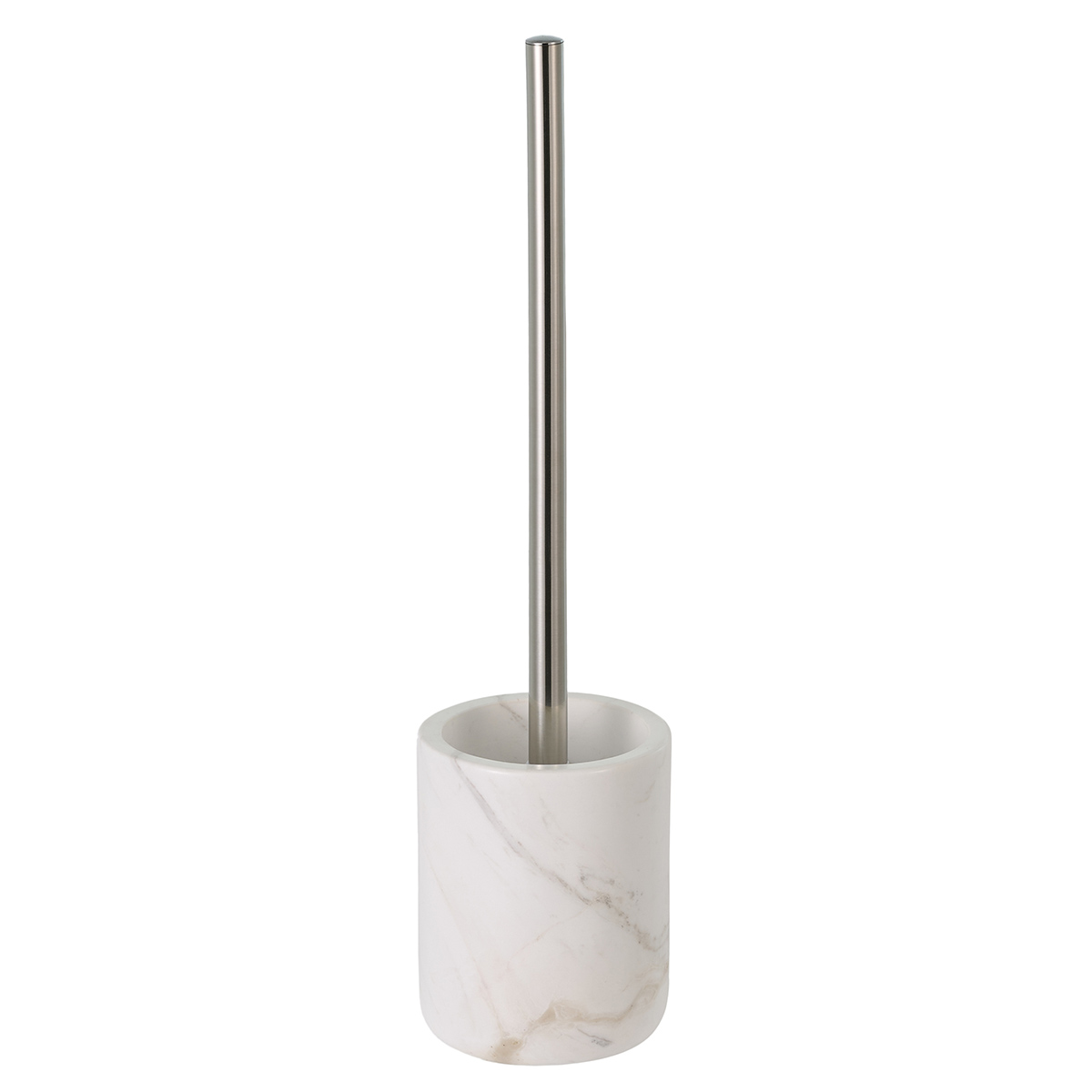Ершик для унитаза напольный Gipfel Marble Bianco 43438 13x10/40 см
