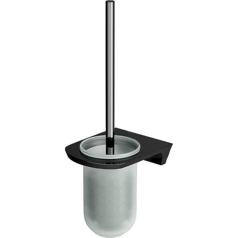 Ершик для унитаза WasserKRAFT Glan K-5127 цвет Черный глянец