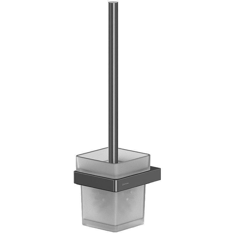 Ершик для унитаза Whitecross Cubo gunmetal CU2470GM Оружейная сталь