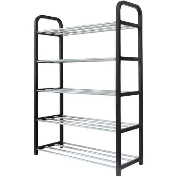 Этажерка для обуви Gromell Rusa 50x68x18.5 см 5 полок металл цвет черный