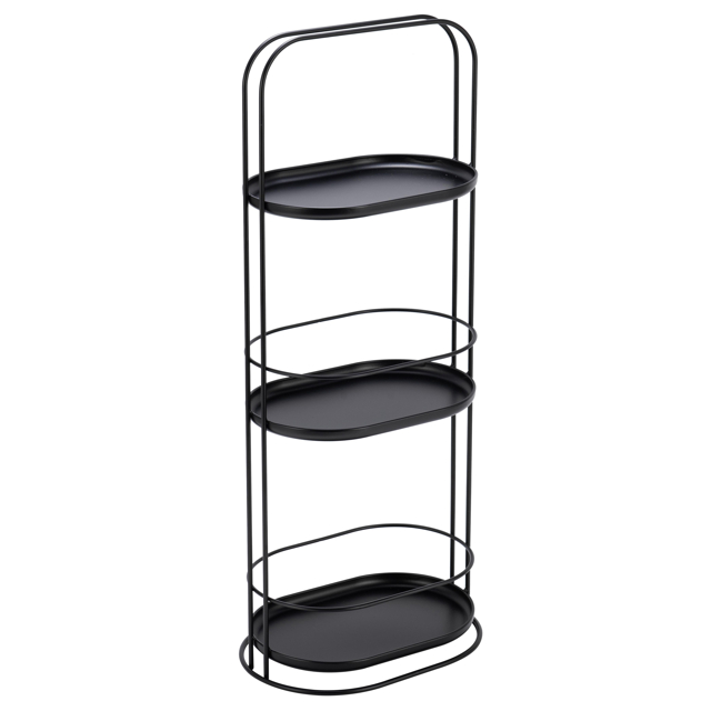 этажерка OFELIS Tray 25,8х16,8х67см черная металл