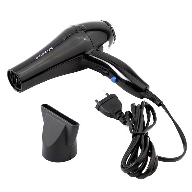 фен ERGOLUX ELX-HD08-C02 1200Вт 2 скорости черный