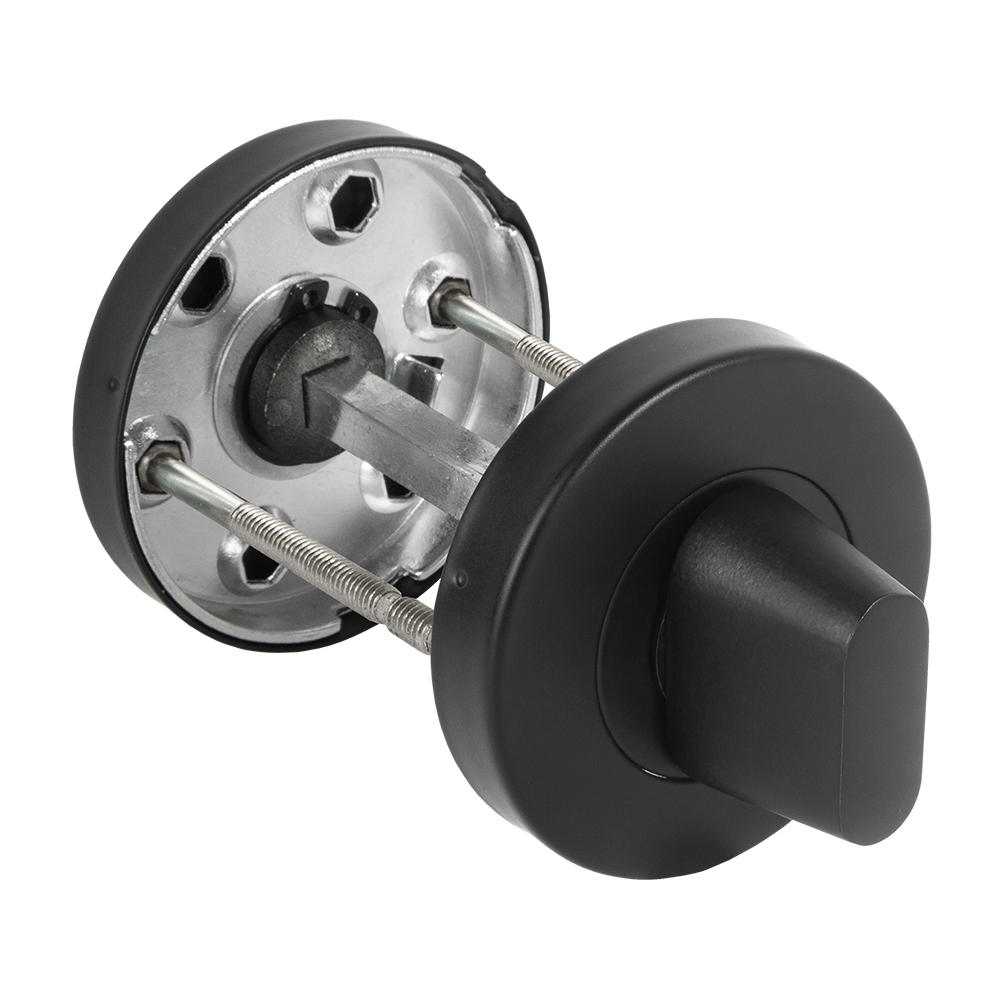 Фиксатор Fuaro DSS-02-BK6 круглая розетка черный (45459)