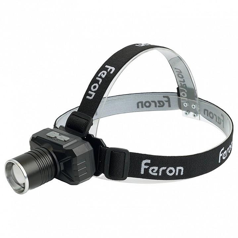 Фонарь налобный Feron TH2314 51621 цвет арматуры Черный