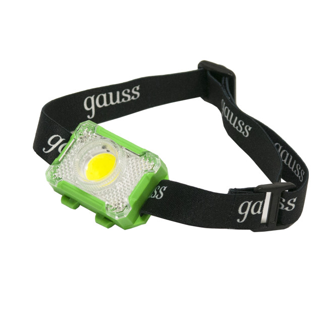 фонарь налобный GAUSS GFL305 3Вт LED 150Лм 3xAAA