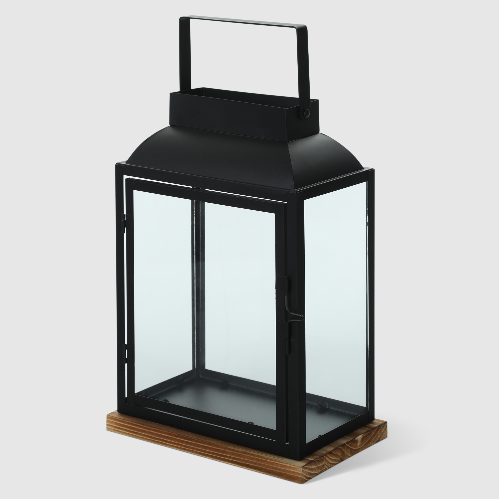 Фонарь-подсвечник Dekor pap DC0146/1 черный большой 17х21х41 см