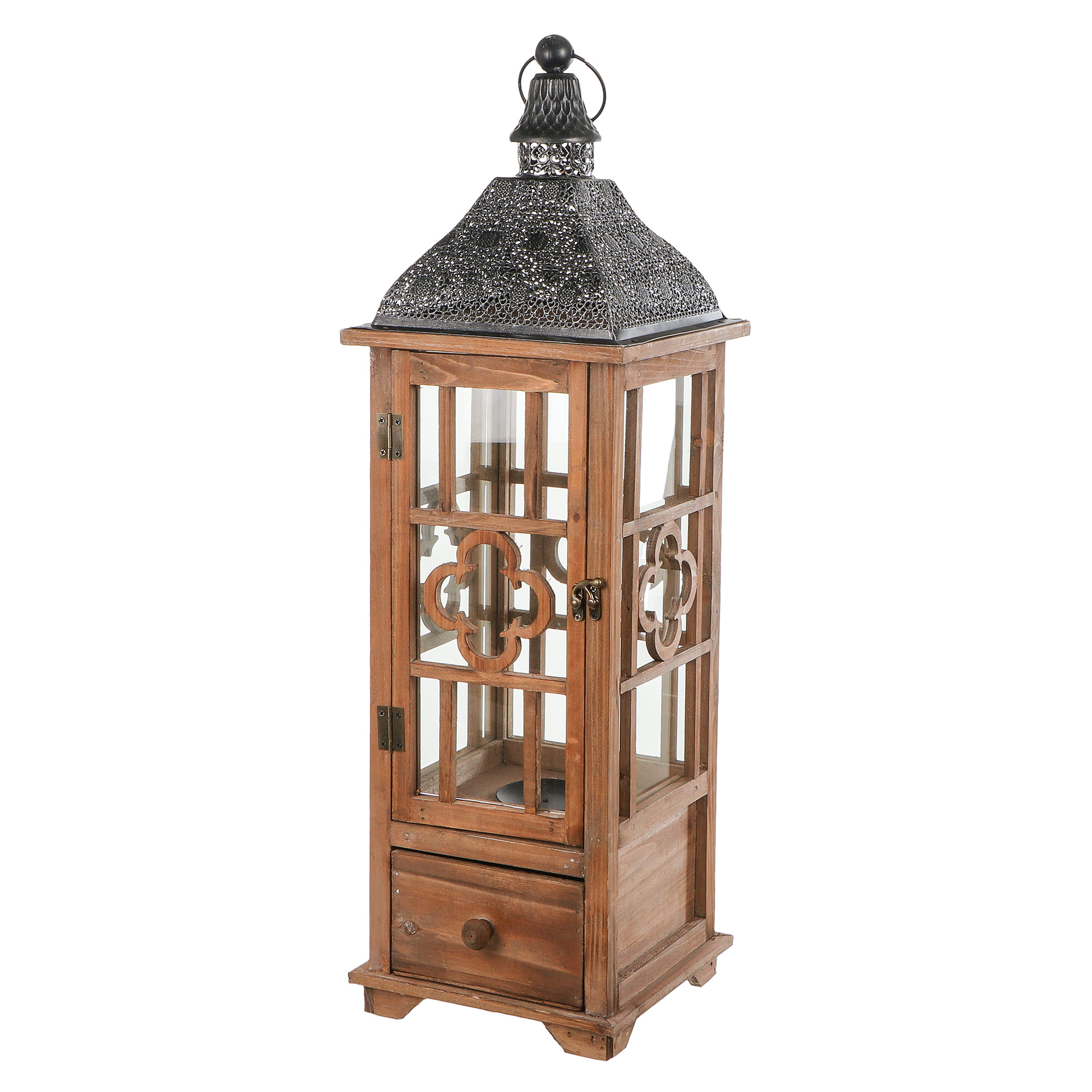 Фонарь-подсвечник Minhou lisheng 22.5x22.5x74.5
