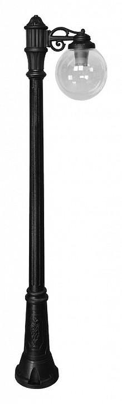 Фонарный столб Fumagalli Globe 250 G25.156.S10.AXF1R цвет плафона/подвески Прозрачный, цвет арматуры Черный