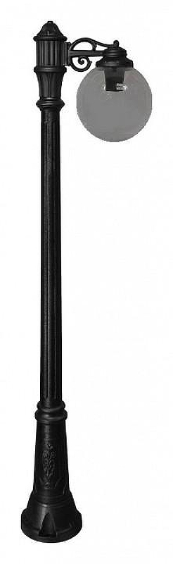 Фонарный столб Fumagalli Globe 250 G25.156.S10.AZF1R цвет плафона/подвески Дымчатый, цвет арматуры Черный