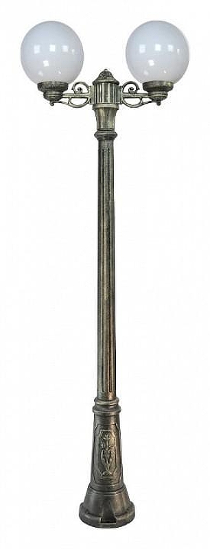 Фонарный столб Fumagalli Globe 250 G25.156.S20.BYF1R цвет плафона/подвески Белый, цвет арматуры Бронза