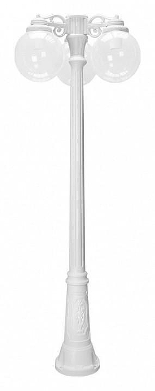 Фонарный столб Fumagalli Globe 250 G25.156.S30.WXF1RDN цвет плафона/подвески Прозрачный, цвет арматуры Белый