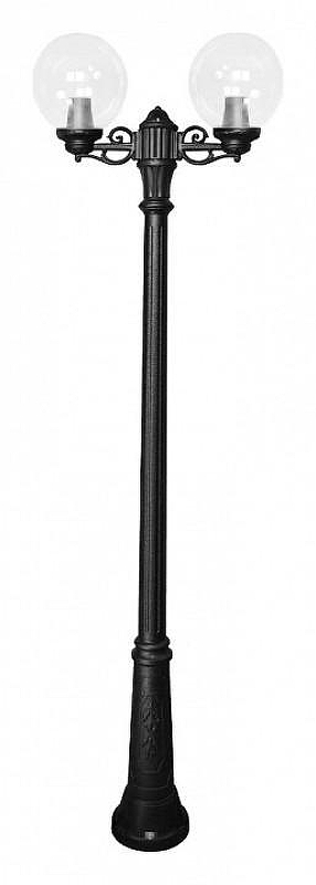 Фонарный столб Fumagalli Globe 250 G25.157.S20.AXF1R цвет плафона/подвески Прозрачный, цвет арматуры Черный
