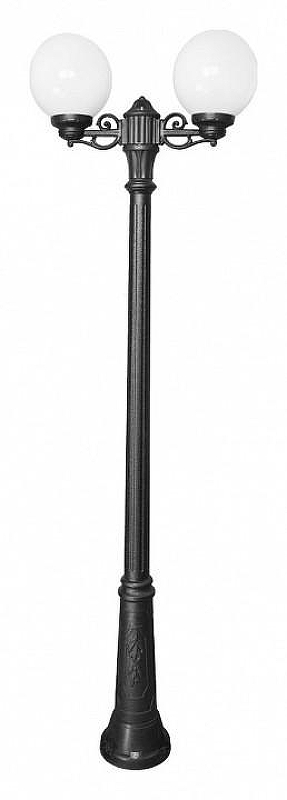 Фонарный столб Fumagalli Globe 250 G25.157.S20.AYF1R цвет плафона/подвески Белый, цвет арматуры Черный