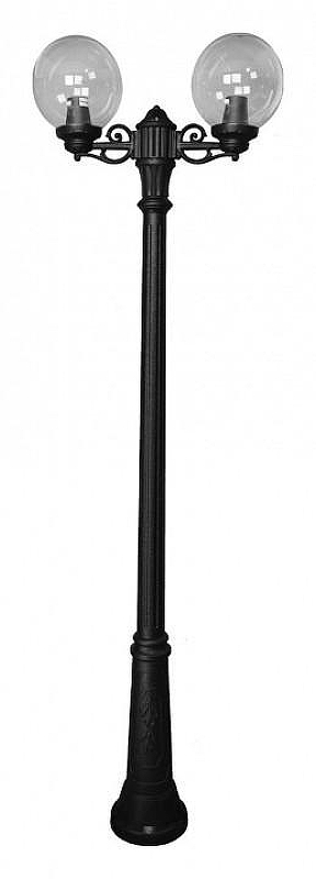 Фонарный столб Fumagalli Globe 250 G25.157.S20.AZF1R цвет плафона/подвески Дымчатый, цвет арматуры Черный