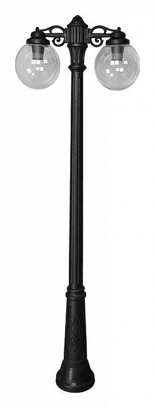 Фонарный столб Fumagalli Globe 250 G25.157.S20.AZF1RDN цвет плафона/подвески Дымчатый, цвет арматуры Черный