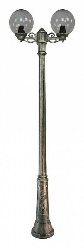 Фонарный столб Fumagalli Globe 250 G25.157.S20.BZF1R цвет плафона/подвески Дымчатый, цвет арматуры Бронза