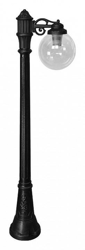 Фонарный столб Fumagalli Globe 250 G25.158.S10.AZF1R цвет плафона/подвески Дымчатый, цвет арматуры Черный