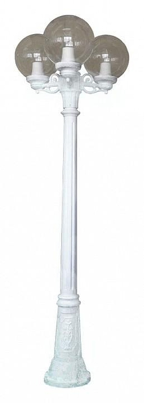 Фонарный столб Fumagalli Globe 250 G25.158.S30.WZF1R цвет плафона/подвески Дымчатый, цвет арматуры Белый