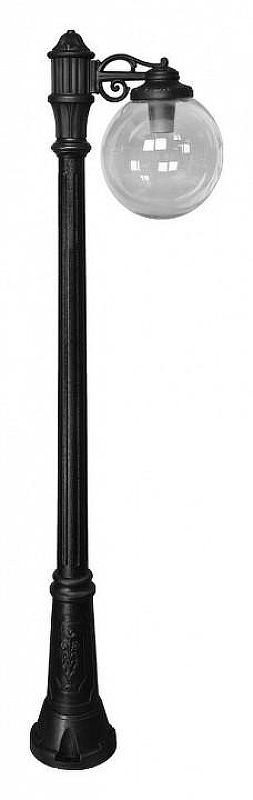 Фонарный столб Fumagalli Globe 300 G30.156.S10.AZF1R цвет плафона/подвески Дымчатый, цвет арматуры Черный