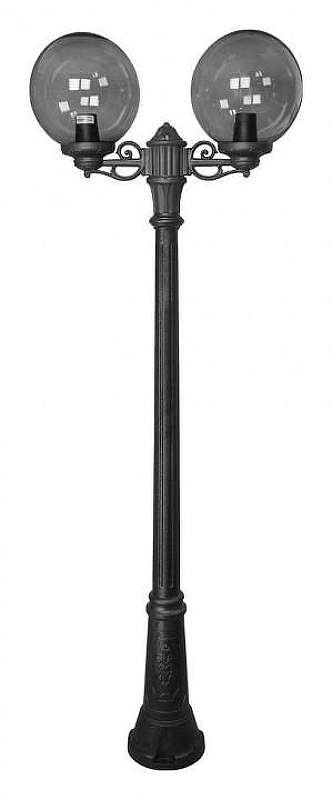 Фонарный столб Fumagalli Globe 300 G30.156.S20.AZF1R цвет плафона/подвески Дымчатый, цвет арматуры Черный