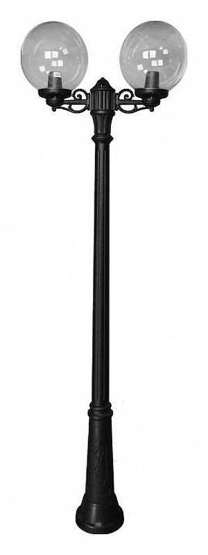 Фонарный столб Fumagalli Globe 300 G30.157.S20.AZF1R цвет плафона/подвески Дымчатый, цвет арматуры Черный