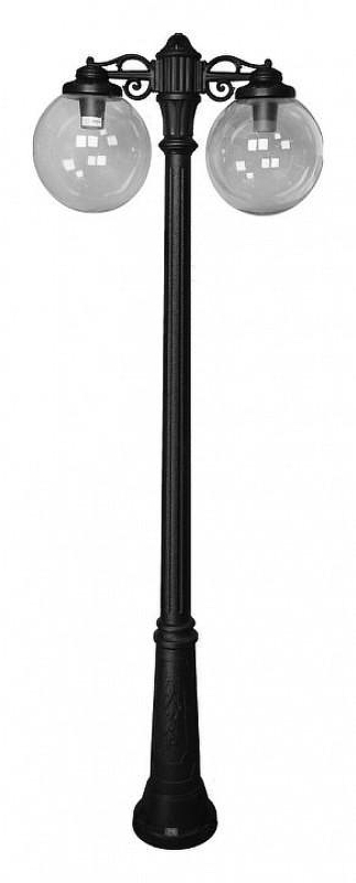 Фонарный столб Fumagalli Globe 300 G30.157.S20.AZF1RDN цвет плафона/подвески Дымчатый, цвет арматуры Черный