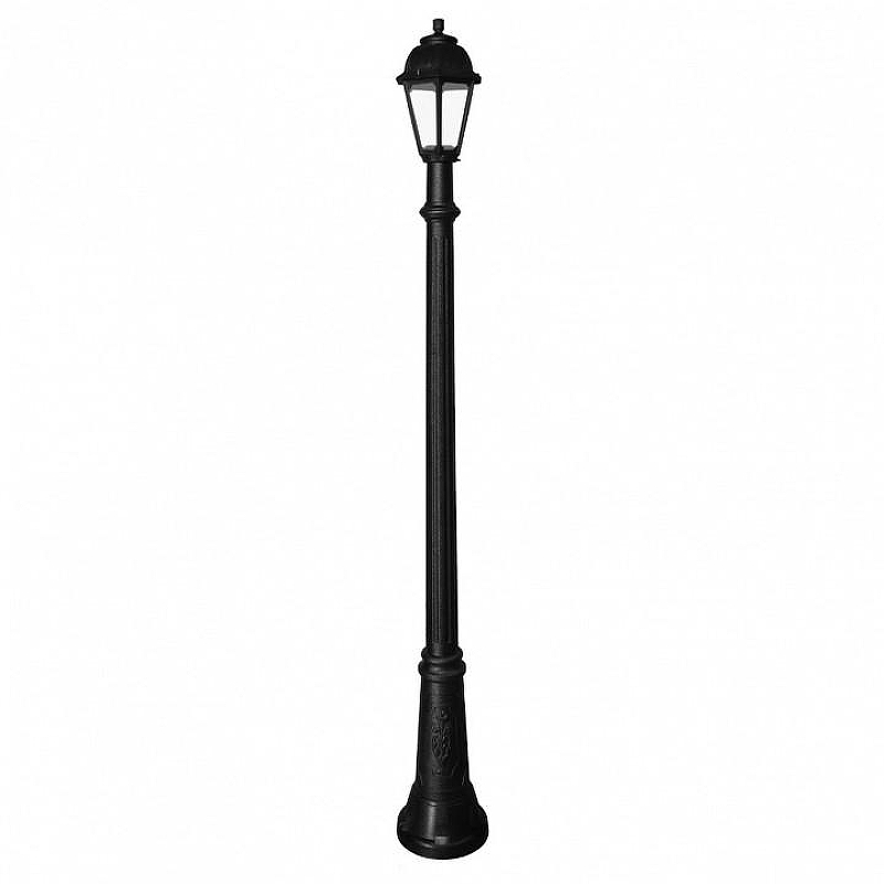Фонарный столб Fumagalli Saba K22.156.000.AXF1R цвет плафона/подвески Прозрачный, цвет арматуры Черный