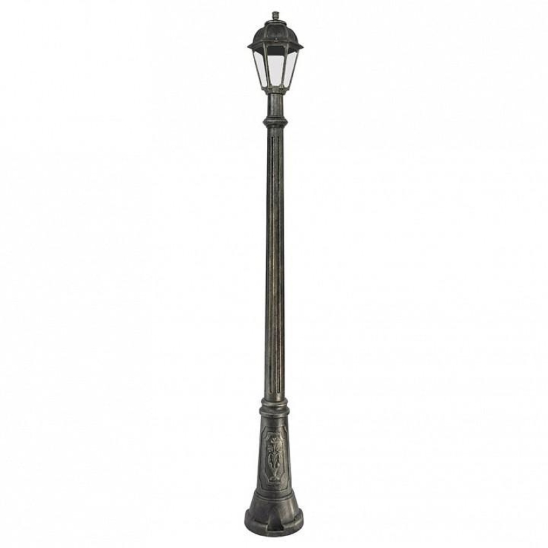 Фонарный столб Fumagalli Saba K22.156.000.BXF1R цвет плафона/подвески Прозрачный, цвет арматуры Бронза