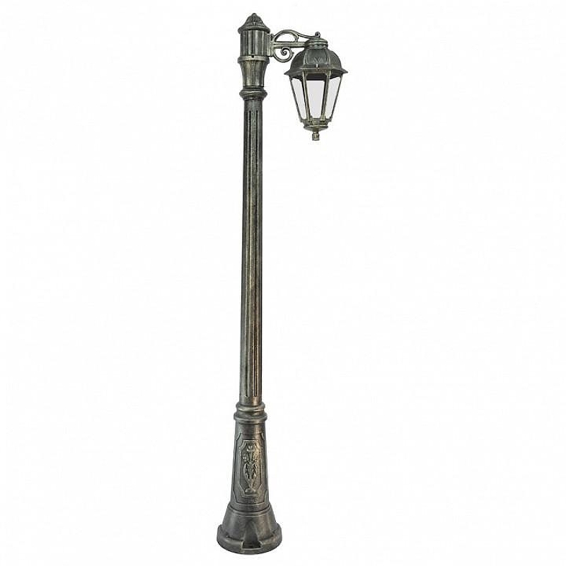Фонарный столб Fumagalli Saba K22.156.S10.BXF1R цвет плафона/подвески Прозрачный, цвет арматуры Бронза