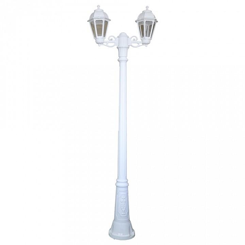 Фонарный столб Fumagalli Saba K22.156.S20.WXF1R цвет плафона/подвески Прозрачный, цвет арматуры Белый