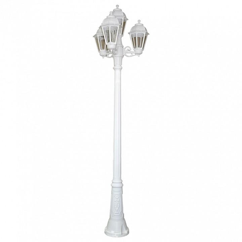 Фонарный столб Fumagalli Saba K22.156.S31.WXF1R цвет плафона/подвески Прозрачный, цвет арматуры Белый