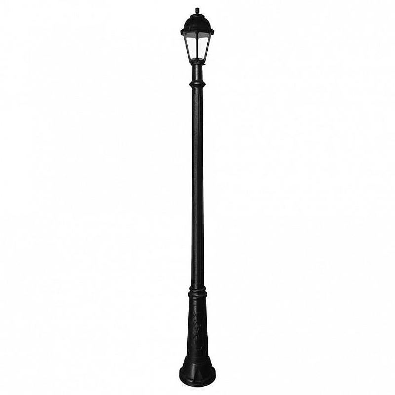 Фонарный столб Fumagalli Saba K22.157.000.AXF1R цвет плафона/подвески Прозрачный, цвет арматуры Черный