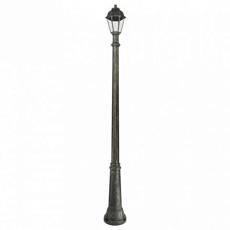 Фонарный столб Fumagalli Saba K22.157.000.BXF1R цвет плафона/подвески Прозрачный, цвет арматуры Бронза
