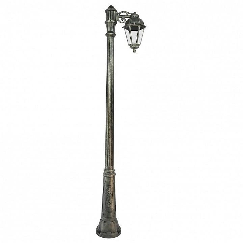 Фонарный столб Fumagalli Saba K22.157.S10.BXF1R цвет плафона/подвески Прозрачный, цвет арматуры Бронза