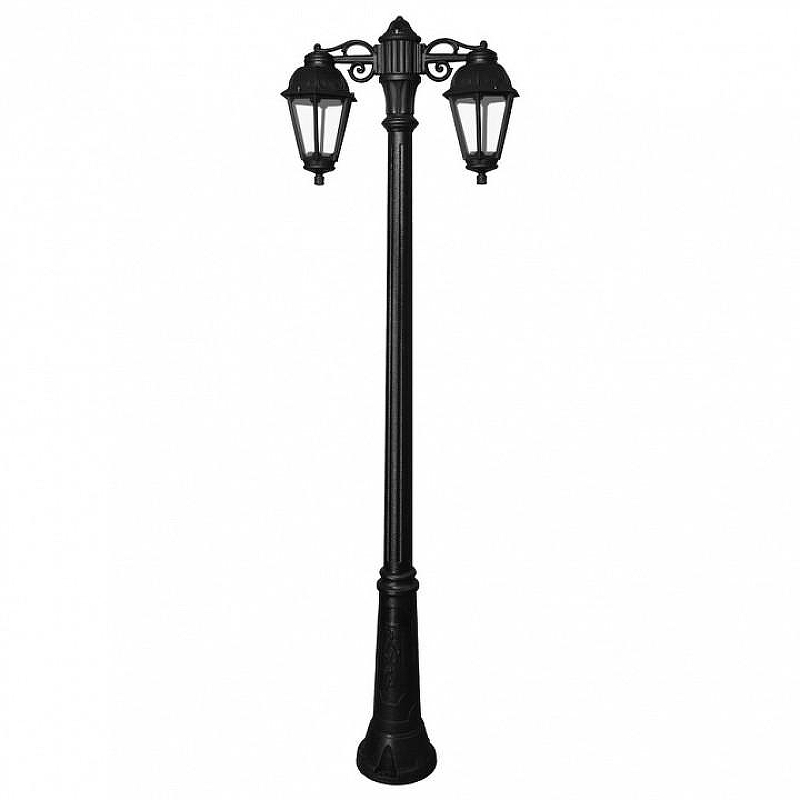 Фонарный столб Fumagalli Saba K22.157.S20.AXF1RDN цвет плафона/подвески Прозрачный, цвет арматуры Черный