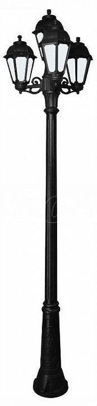 Фонарный столб Fumagalli Saba K22.157.S31.AYF1R цвет плафона/подвески Опал, Черный, цвет арматуры Черный