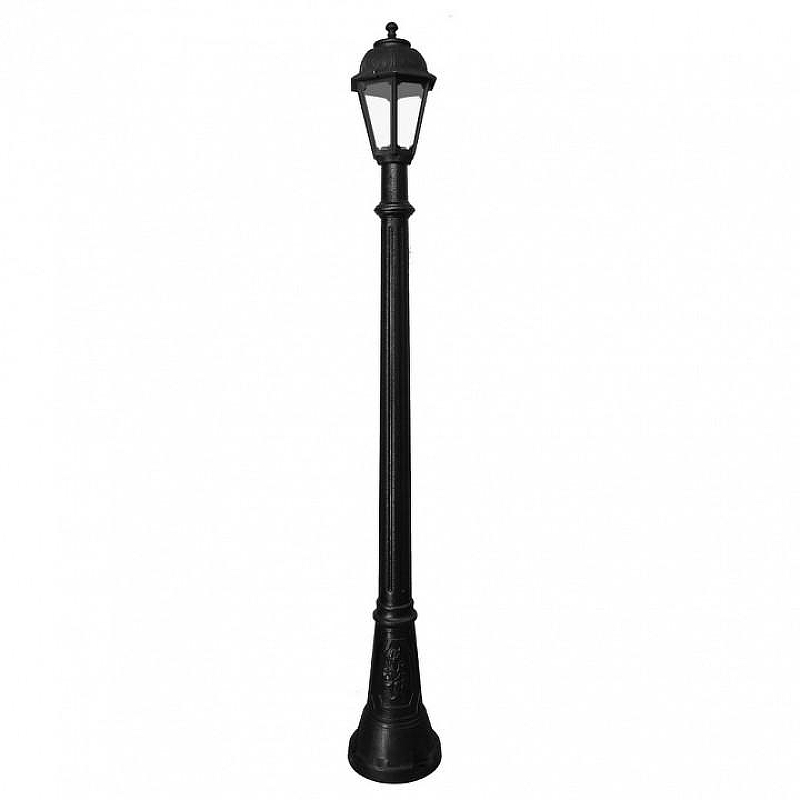 Фонарный столб Fumagalli Saba K22.158.000.AXF1R цвет плафона/подвески Прозрачный, цвет арматуры Черный