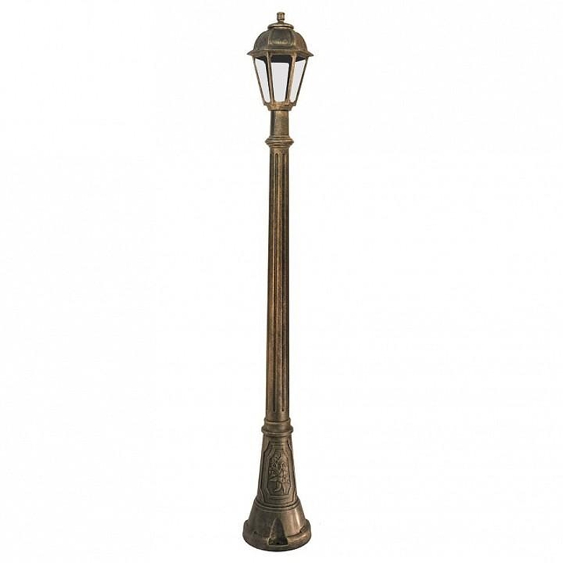 Фонарный столб Fumagalli Saba K22.158.000.BXF1R цвет плафона/подвески Прозрачный, цвет арматуры Бронза