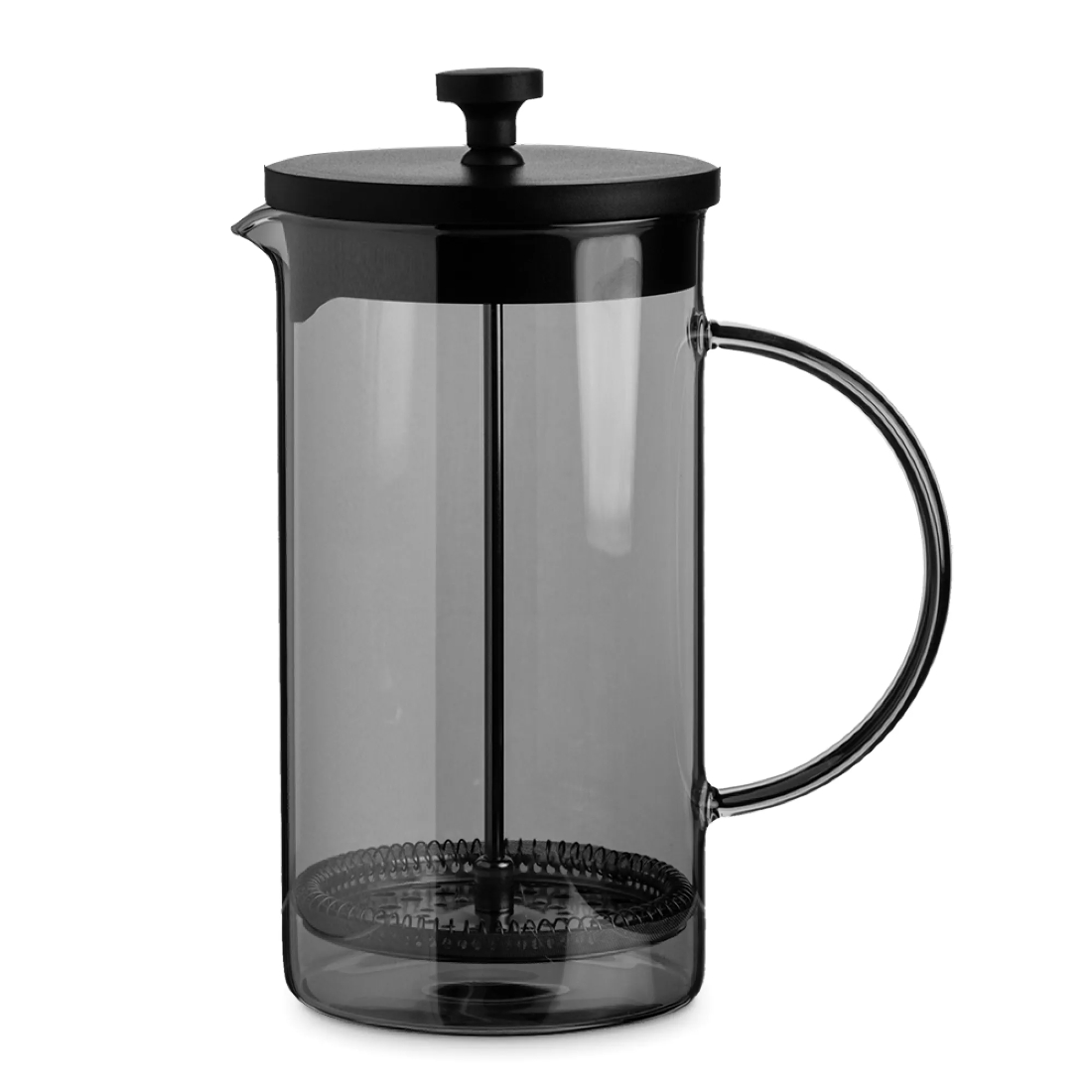 Френч-пресс Anna Lafarg Arabica 1 л, стекло, сталь, серый, ANLAF-321702D