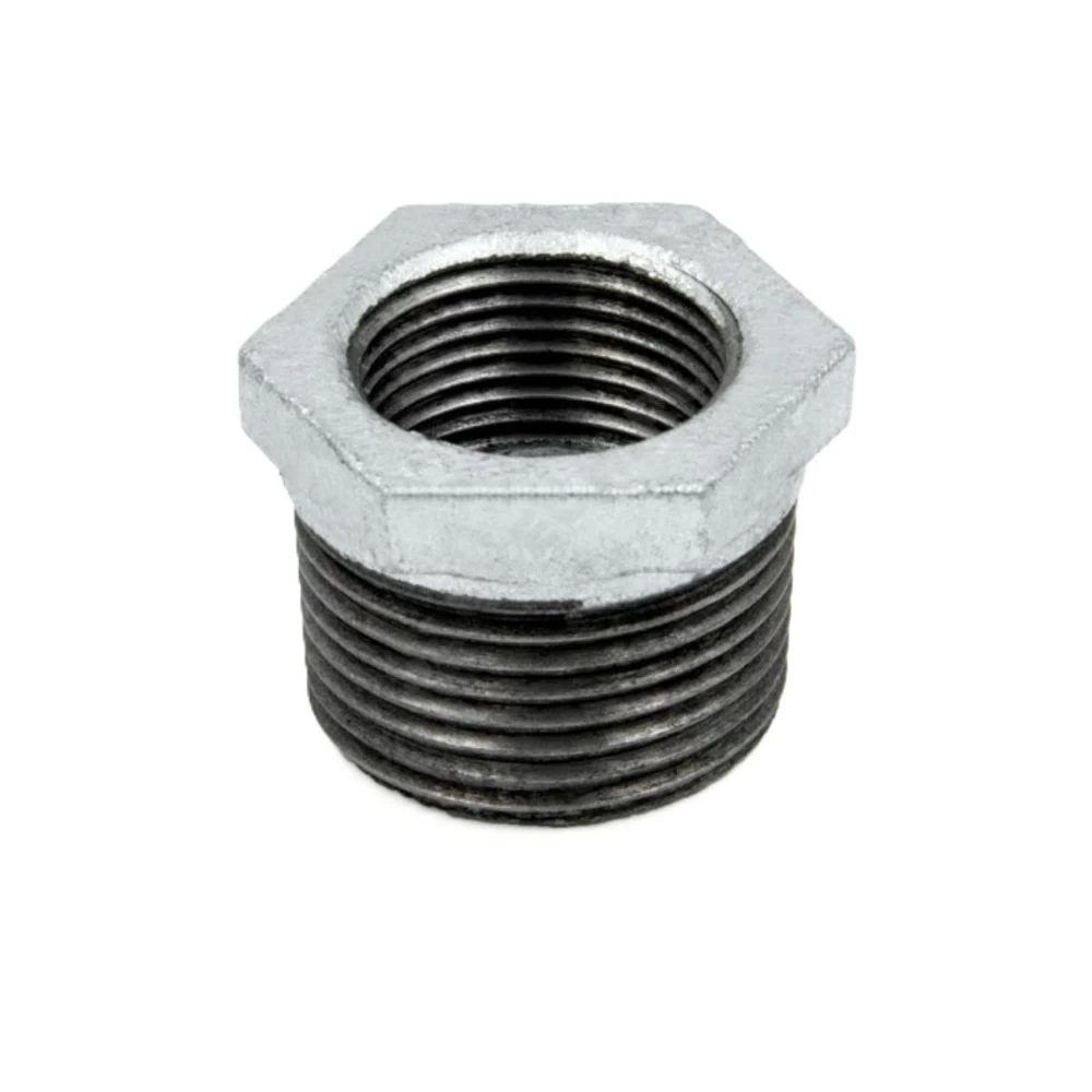 Футорка Fittex Plus 1 1/2 НР(ш) х 1/2 ВР(г) чугунная оцинкованная (127-3686)