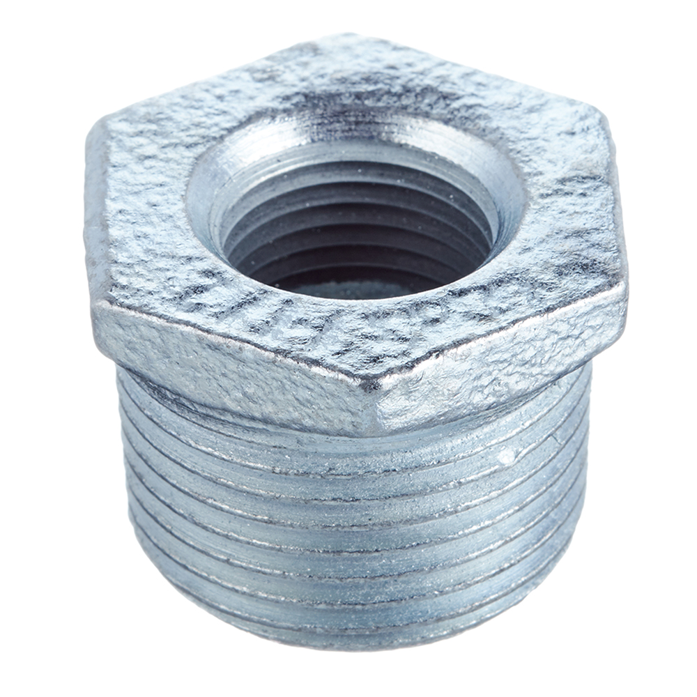 Футорка Gebo Platinum 1 НР(ш) х 1/2 ВР(г) чугунная оцинкованная (241-25V)