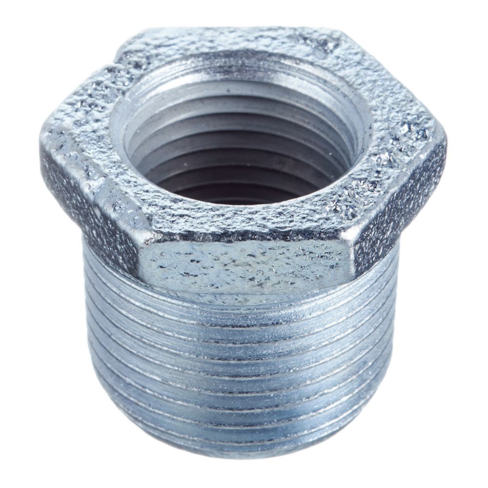 Футорка Gebo Platinum 3/4 НР(ш) х 1/2 ВР(г) чугунная оцинкованная (241-22V)