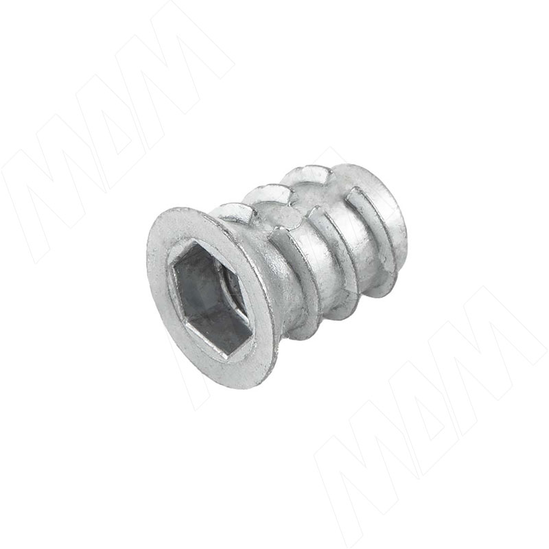 Футорка металлическая D8, М6x13 (BU01FL 9X13)