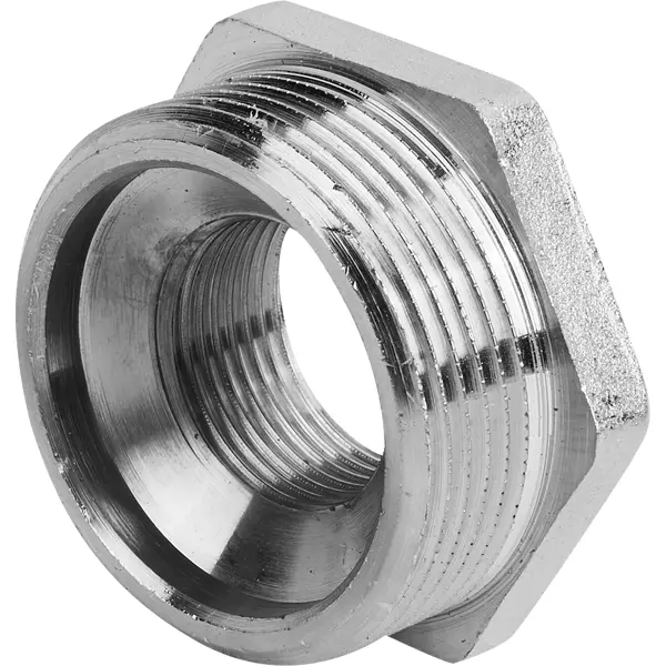 Футорка Stout 1 1/2"x3/4" ВР-НР мм никелированная латунь