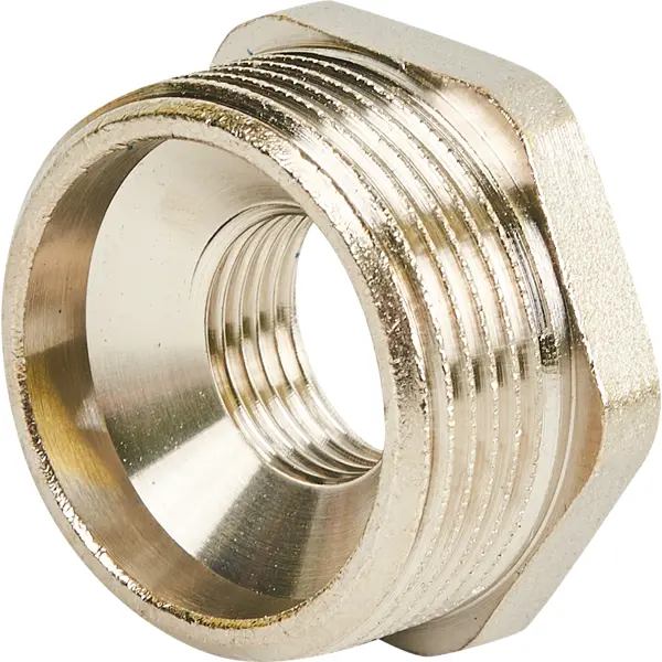 Футорка Stout 1 1/4"x1/2" ВР-НР мм никелированная латунь