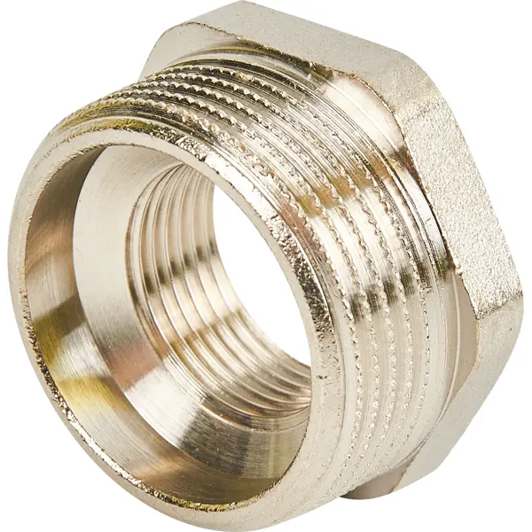 Футорка Stout 1 1/4"x3/4" ВР-НР мм никелированная латунь