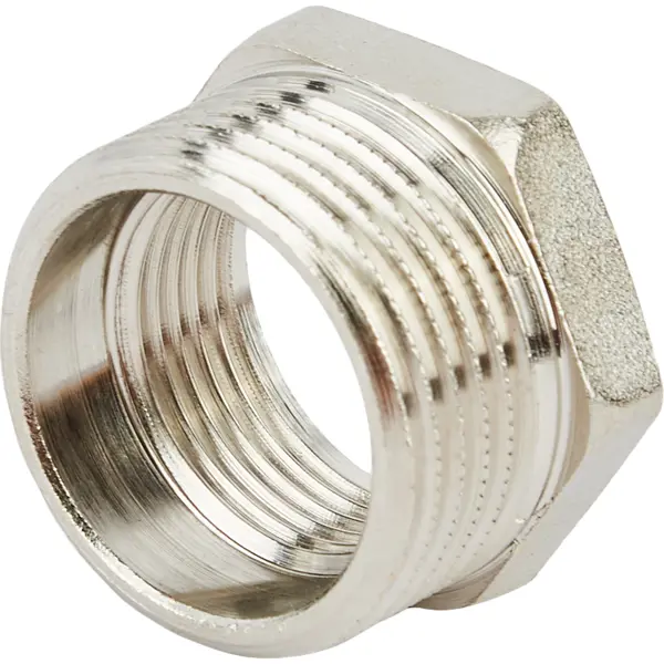 Футорка Stout 1"x3/4" ВР-НР мм никелированная латунь