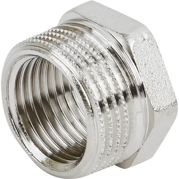 Футорка Stout 3/4"x1/2" ВР-НР мм никелированная латунь